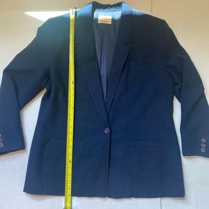 Pendleton Women's One Button Navy Blazer Sz 14